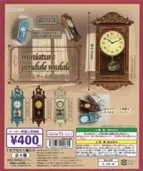 ガチャ台紙 「アンティーク調シリーズ ミニチュアール壁掛け時計」