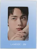 ジン(BTS) JIN ミニフォトブック(折りたたみフォト) 「ジン×LANEIGE(ラネージュ)」 クリームスキンローション購入特典