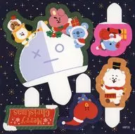 ファミリーマートオリジナル ピックシート 「キャラデコクリスマスBT21(2022ver.)」 購入特典