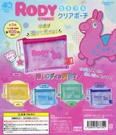 ガチャ台紙 「RODY カラフルクリアポーチ」