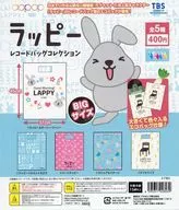 ガチャ台紙 「ラッピー＆ラヴィット! レコードバッグコレクション」