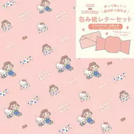 ペコちゃん＆ハローキティ 包み紙レターセットA 「PEKO×サンリオキャラクターズ」