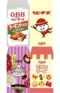 Cセット ポチ袋 4枚セット 「ドキドキくじ×六甲バター Q・B・Bチーズくじ」 E賞