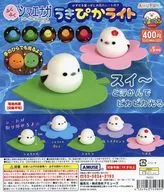 ガチャ台紙 「ふくふくシマエナガ うきぴかライト」