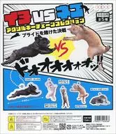 ガチャ台紙 「イヌVSネコ アクリルキーチェーンコレクション」
