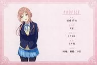 [単品] 姫崎莉波 プロフィールカード 「一番くじ 学園アイドルマスター フォトカードセット(2枚組)」