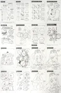 集合 うつしえシート4枚セット ぷっちぐみ 2026年4月号 綴じ込み付録