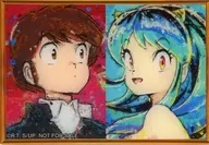 諸星あたる＆ラム アクリルカード 「うる星やつら トレーディング grunge CANVAS アクリルカード」 AMNIBUS限定購入特典