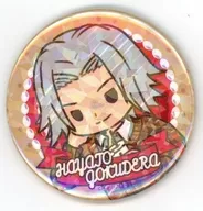 獄寺隼人 「家庭教師ヒットマンREBORN! コラボカフェ in eeo Cafe ホログラム缶バッジ 03/(グラフアートイラスト ブラウントラッド ver.)」