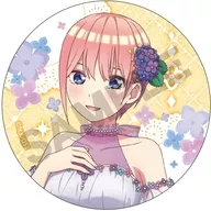 中野一花(アップ) 「五等分の花嫁* トレーディンググリッター缶バッジ 紫陽花ドレス」