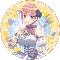 中野一花(上半身) 「五等分の花嫁* トレーディンググリッター缶バッジ 紫陽花ドレス」