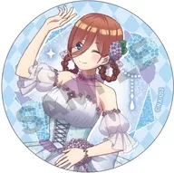 中野三玖(上半身) 「五等分の花嫁* トレーディンググリッター缶バッジ 紫陽花ドレス」