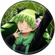 ウァラク・クララ(上半身) 「魔入りました!入間くん POP UP SHOP in TOWER RECORDS vol.2 描き下ろし ブラックコーデver. トレーディンググリッター缶バッジ」
