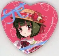 大宮忍A ハート型缶バッジ 「DMMスクラッチ! きんいろモザイク 15周年記念 スクラッチ」 E-1賞