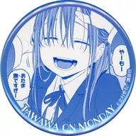 前髪ちゃん 缶バッジ 「DMMスクラッチ! 月曜日のたわわ スクラッチ第二弾」 E-3賞