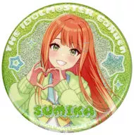 紫雲清夏 グリッター缶バッジ 「DMMスクラッチ! 学園アイドルマスター スクラッチ」 E-7賞