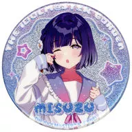 秦谷美鈴 グリッター缶バッジ 「DMMスクラッチ! 学園アイドルマスター スクラッチ」 E-10賞