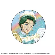 鷹梁ミナト 「KING OF PRISM-Your Endless Call-み～んなきらめけ!プリズム☆ツアーズ トレーディンググリッター缶バッジ/天使と悪魔」
