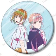 鹿野千夏＆蝶野雛 「アオのハコ トレーディング Ani-Art clear label 第2弾 缶バッジ」