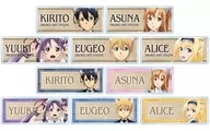 全10種セット 「ソードアート・オンライン 描き下ろし 猫耳執事・メイドver. トレーディングアクリルネームプレート」