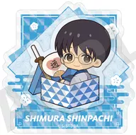 志村新八 2層アクリルバッジ 「銀魂」