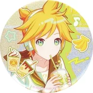 鏡音レン 「プロジェクトセカイ カラフルステージ! feat. 初音ミク Anniversary/Birthdayイラスト2023-2024 グリッター缶バッジコレクション A」