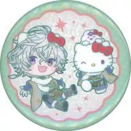 叢雲カゲツ×ハローキティ(ミニキャラ) 「バーチャルYouTuber にじさんじ Dytica×サンリオキャラクターズ ランダムキラキラ缶バッジ」