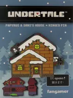 パピルスとサンズの家 折りたたみピンバッジ 「UNDERTALE」