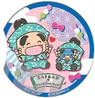 3.福富しんべヱ＆タキシードサム 「忍たま乱太郎×サンリオキャラクターズ 缶バッジ」