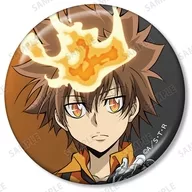 沢田綱吉 「家庭教師ヒットマンREBORN! 描き下ろし カラーシャツver. トレーディングメタリック缶バッジ」