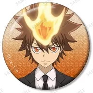 沢田綱吉 「家庭教師ヒットマンREBORN! 描き下ろし 玉座ver. トレーディンググリッター缶バッジ」