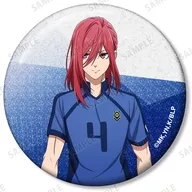 千切豹馬(上半身) 「ブルーロック 描き下ろし トレーディンググリッター缶バッジ 試合前の準備中ver.」