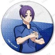 御影玲王(上半身) 「ブルーロック 描き下ろし トレーディンググリッター缶バッジ 試合前の準備中ver.」