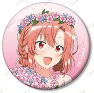 木野ひまり(アップ) 「ささやくように恋を唄う 描き下ろし トレーディング缶バッジ 花びらドレスver.」