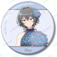 朝凪依(上半身) 「ささやくように恋を唄う 描き下ろし トレーディング缶バッジ 花びらドレスver.」