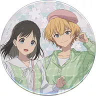 春山花奈＆薄頼瑞希(描き下ろし) BIG缶バッジ 「くじメイト TVアニメ 花は咲く、修羅の如く」 E-3賞