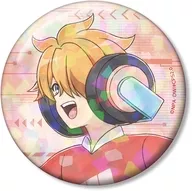 [新品] 十文字アタリ 描き下ろし 歩みver. 75mmホログラム缶バッジ 「#コンパス2.0 戦闘摂理解析システム」