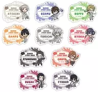 全10種セット 「文豪ストレイドッグス お名前バッジコレクション/ツナギ、ちびキャラ」
