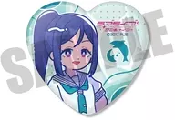 松浦果南 「ラブライブ!サンシャイン!! ハート型缶バッジ にゅ～とろ」