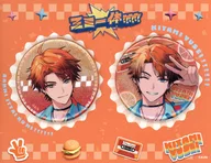 北見遊征 缶バッジセット 「バーチャルYouTuber にじさんじ 三ミ一体!!!!!!」