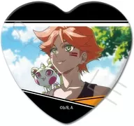5.リトルジョニー＆ビッグジョニー ハート型缶バッジ 「TO BE HERO X」
