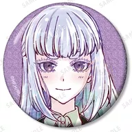 白矢環(顔アップ) 「ロックは淑女の嗜みでして トレーディング Ani-Art グリッター缶バッジ」