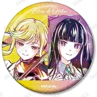 鈴ノ宮りりさ＆黒鉄音羽 「ロックは淑女の嗜みでして トレーディング Ani-Art グリッター缶バッジ」
