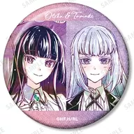 黒鉄音羽＆白矢環 「ロックは淑女の嗜みでして トレーディング Ani-Art グリッター缶バッジ」