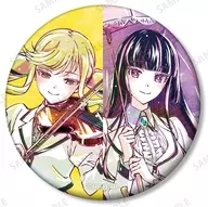 鈴ノ宮りりさ＆黒鉄音羽 「ロックは淑女の嗜みでして トレーディング Ani-Art マット缶バッジ」