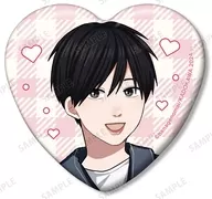 天城太一 「高良くんと天城くん＆兄貴の友達 はなげのまい先生 描き下ろし プリントシール風ver. トレーディングハート型缶バッジ」