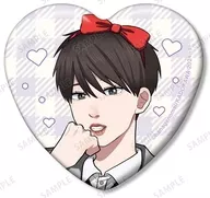 瀬川拓海 「高良くんと天城くん＆兄貴の友達 はなげのまい先生 描き下ろし プリントシール風ver. トレーディングハート型缶バッジ」