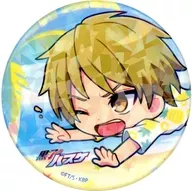 宮地清志 「黒子のバスケ POP UP SHOP in HMV ～Summer Aloha～ ホログラム缶バッジ 01/アロハver.(ミニキャライラスト)」