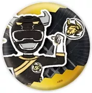 ガオブラック 「百獣戦隊ガオレンジャー 缶バッジ 01.グラフアートイラスト」