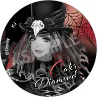 ケイト・ダイヤモンド 「ディズニー ツイステッドワンダーランド スケアリー・ドレスver.-モノクローム- トレーディングメタリック缶バッジ VOL.1」